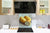 Aufgedrucktes Hartglas-Wandkunstwerk – Glasküchenrückwand BS23 Serie traditionelles europäisches Essen:  Cheese Oscypek 2