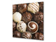 Tempered glass Cooker backsplash BS07 Desserts Series: Sweets Chocolates 1