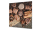 Tempered glass Cooker backsplash BS07 Desserts Series: Sweets Chocolates 2