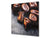 Paraschizzi fornelli vetro temperato – Pannello in vetro – Paraspruzzi lavandino BS07 Serie desser:  Dolci Cioccolatini 4