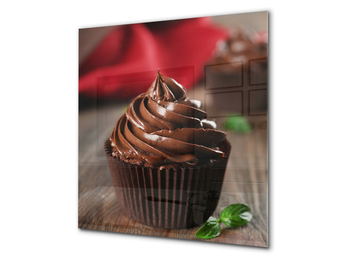 Tempered glass Cooker backsplash BS07 Desserts Series: Muffin Cupcake 2