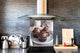 Paraschizzi fornelli vetro temperato – Pannello in vetro – Paraspruzzi lavandino BS07 Serie desser:  Muffin Cupcake 3
