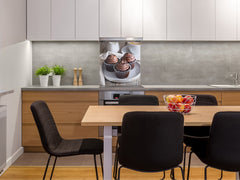 Tempered glass Cooker backsplash BS07 Desserts Series: Muffin Cupcake 3