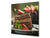 Pantalla anti-salpicaduras cocina – Frente de cocina de cristal templado – BS07 Serie desiertos: Tarta De Fresas 1