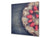 Pantalla anti-salpicaduras cocina – Frente de cocina de cristal templado – BS07 Serie desiertos: Tarta De Fresas 2