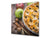 Paraschizzi fornelli vetro temperato – Pannello in vetro – Paraspruzzi lavandino BS07 Serie desser:  Torta con le mele