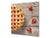 Pantalla anti-salpicaduras cocina – Frente de cocina de cristal templado – BS07 Serie desiertos: Tarta De Fresas 3