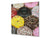 Glasrückwand mit atemberaubendem Aufdruck – Küchenwandpaneele aus gehärtetem Glas BS07 Serie Desserts:  Donut Donuts