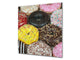 Pantalla anti-salpicaduras cocina – Frente de cocina de cristal templado – BS07 Serie desiertos: Rosquillas
