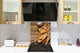 Stunning printed Glass backsplash BS06 Pastries and sweets: Honey Cereal Milk