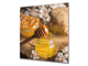 Protector antisalpicaduras – Panel de vidrio para cocina – BS06 Serie postres y dulces: Pan de miel