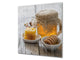 Stunning printed Glass backsplash BS06 Pastries and sweets: Honey Cake Sweets