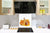 Antiéclaboussures de cuisine en verre BS06 Pâtisseries et desserts  Nid d'abeilles 1