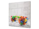 Stunning printed Glass backsplash BS06 Pastries and sweets: Colorful Candies