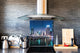 Glasrückwand mit atemberaubendem Aufdruck – Küchenwandpaneele aus gehärtetem Glas BS25 Serie Städte:  City Panorama 14