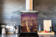 Glasrückwand mit atemberaubendem Aufdruck – Küchenwandpaneele aus gehärtetem Glas BS25 Serie Städte:  City Panorama 17