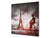 Glasrückwand mit atemberaubendem Aufdruck – Küchenwandpaneele aus gehärtetem Glas BS25 Serie Städte:  Paris Eiffel Tower 5