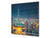 Soporte de vidrio - Placa para salpicaduras de fregadero ; Serie ciudades BS25  Panorama de la ciudad 22