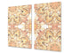 Küchenbrett aus Hartglas und Kochplattenabdeckung; D14 Patterns and Mandalas Series: Moroccan 3