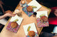 Set von 4 Schneidbrettern – 4-teiliges Käsebrett-Set; MD02 Mandalas Series: Vintage board 2