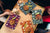 Tablas de cortar antibacterianas - Tabla de cortar decorativa: Serie de flores MD06: Flores vector