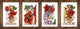 Quatre planches de cuisine; MD08 Série Pleine de couleur: Chocolat aztèque