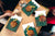 Set of 4 Cutting Boards – 4-piece Cheese Board set; MD02 Mandalas Series:Flower mandala