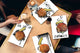 Tablas de picar de cristal templado - 4 bandejas para servir la comida: Series de Aforismos MD07: Truco o trato
