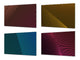 Conjunto de tablas para picar: Serie de arte geométrico MD10: Patrón geométrico ondulado