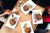 Vier Küchen-Schneidbretter – 20 x 30 cm (8 x 12 Zoll) Glas-Hackbretter; MD08 Full of Color Series: Four Dishes