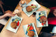Set of 4 Chopping Boards from Tempered Glass with modern designs; MD11 Christmas Series: Gifts