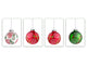 Set de 4 tablas de cortar con diferentes diseños para todas las ocasiones ; Serie de Navidad MD11: Adorno de navidad