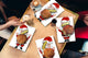 Set de 4 tablas de cortar con diferentes diseños para todas las ocasiones ; Serie de Navidad MD11: Papá Noel