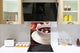 Aufgedrucktes Hartglas-Wandkunstwerk – Glasküchenrückwand BS23 Serie traditionelles europäisches Essen:  Barszcz With Egg 2