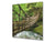 Paraschizzi cucina vetro – Paraschizzi vetro temperato – Paraschizzi con foto BS20 Serie mare:  Bridge On Ropes Water