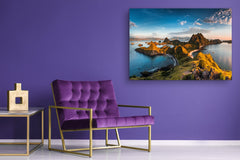Glass Print Wall Art – Image on Glass SART01B Nature Series: Komodo National Park in Indonesia