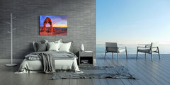Glass Printed Picture - Wall Picture behind Tempered Glass SART01D Nature Series: Arches National Park