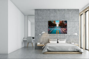 Glass Picture Toughened Wall Art  - Wall Art Glass Print Picture SART02 Cities Series: The streets of San Francisco