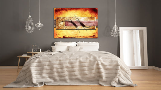 Glass Print Wall Art – Image on Glass  SART05 Miscellanous Series: Abstract art illustration