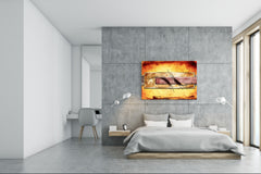 Glass Print Wall Art – Image on Glass  SART05 Miscellanous Series: Abstract art illustration