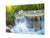 Modern Glass Picture - Contemporary Wall Art SART01 Nature Series: Waterfall in Thailand 4
