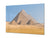 Glass Printed Picture - Wall Picture behind Tempered Glass SART01D Nature Series: The Pyramids in Giza