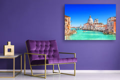 Glass Picture Toughened Wall Art  - Wall Art Glass Print Picture SART02 Cities Series: Grand Canal in Venice 3