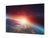 Glass Print Wall Art – Image on Glass  SART05 Miscellanous Series: Planet Earth with a spectacular sunset