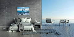 Glass Printed Picture - Wall Picture behind Tempered Glass SART01D Nature Series: Ice berg reflection