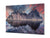 Graphic Art Print on Glass - Beautiful Quality Glass Print Picture SART01C Nature Series: Vestrahorn mountain in Iceland
