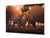 Glass Picture Wall Art - Picture on Glass SART03A Animals Series: African elephants