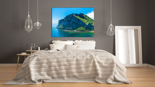 Glass Print Wall Art – Image on Glass SART01B Nature Series: Jeju Island in South Korea