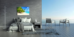Glass Print Wall Art – Image on Glass SART01B Nature Series: Holiday paradise