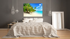 Glass Print Wall Art – Image on Glass SART01B Nature Series: Holiday paradise